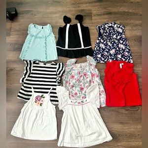Janie & Jack Eight Blouse Bundle! Girls Size 8